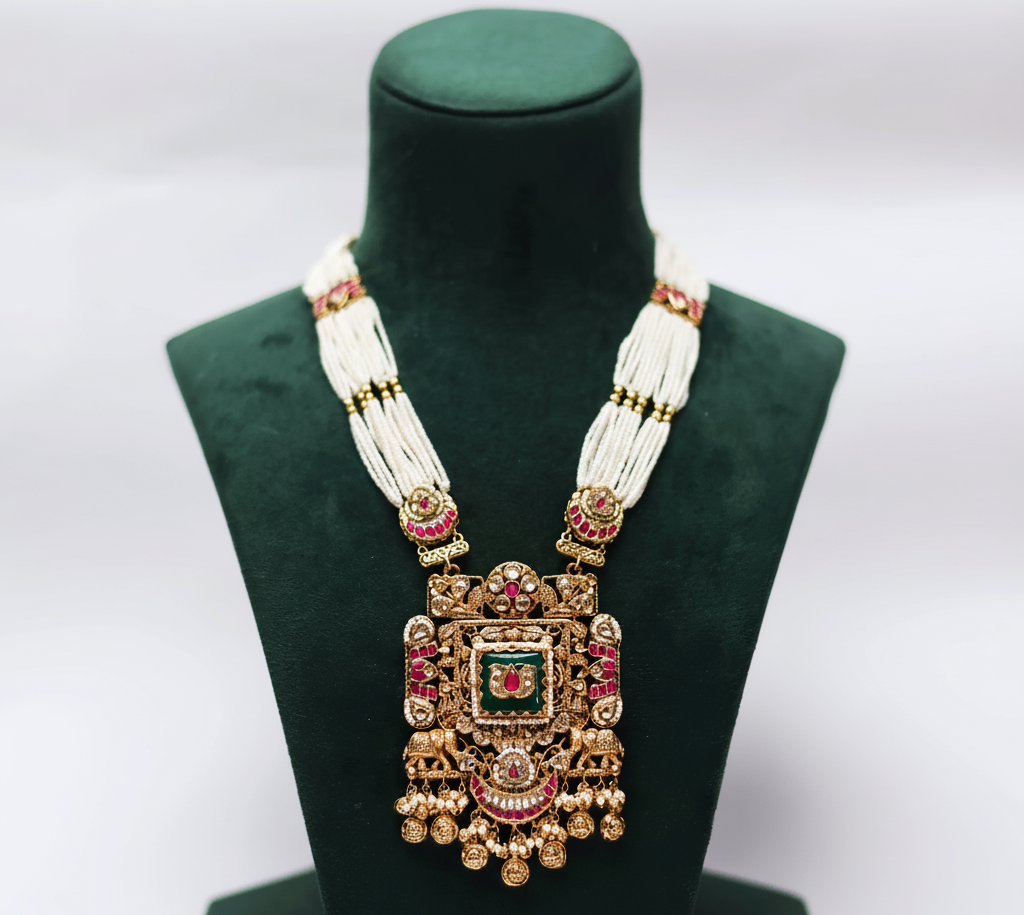 Traditional Temple Pendant Set