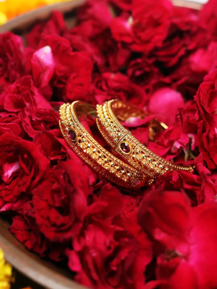 Traditional Stone-Studded Bracelet
