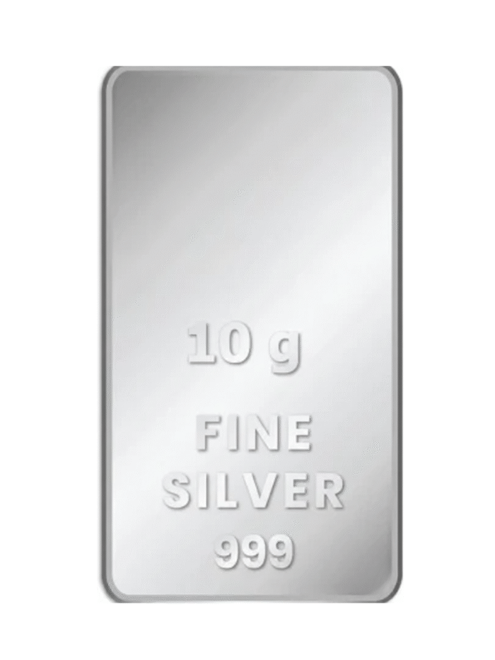 10g Fine Silver Bar (999 Purity)